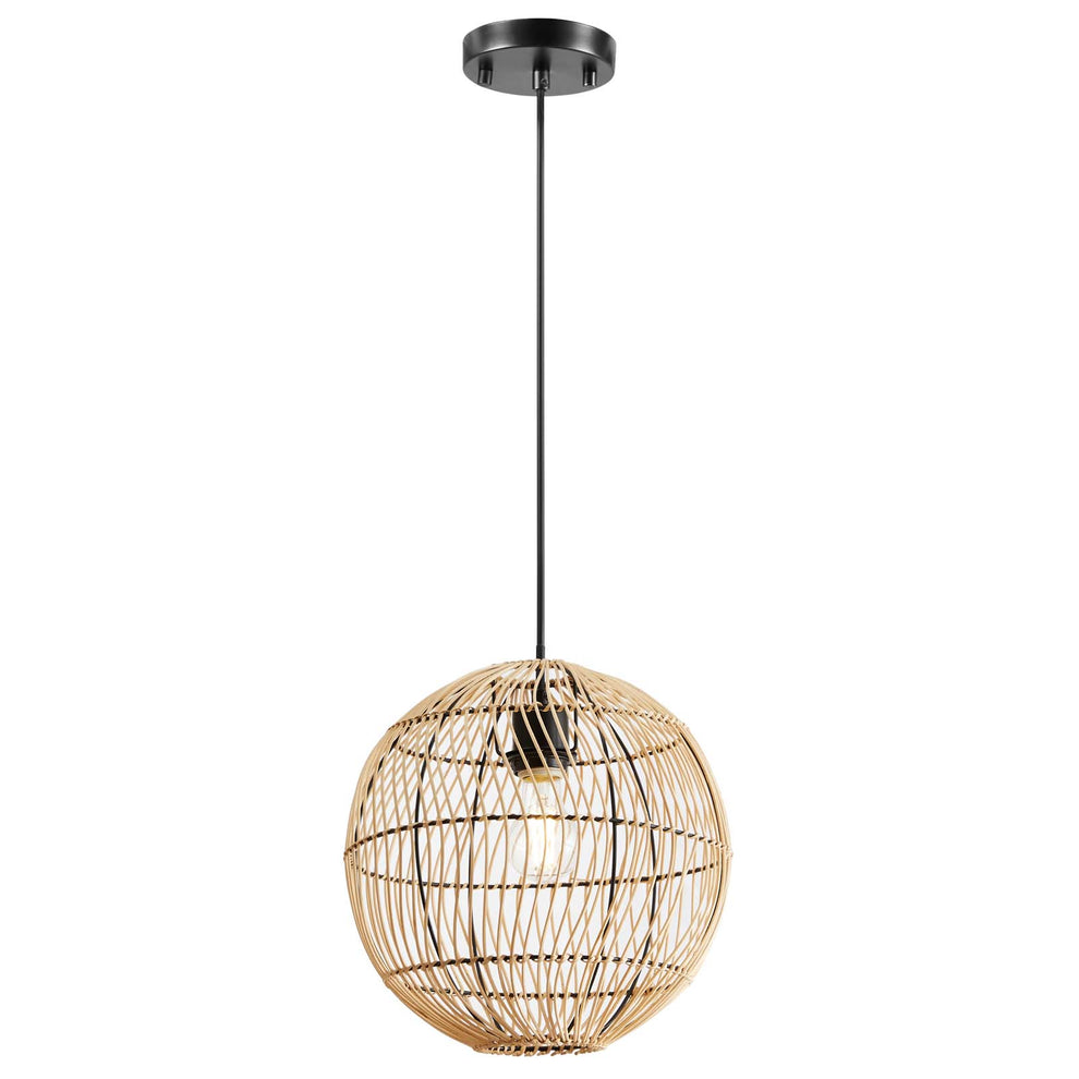 Nurture Rattan Pendant Light By Modway - EEI-5612 | Pendant Lamps | Modishstore - 5