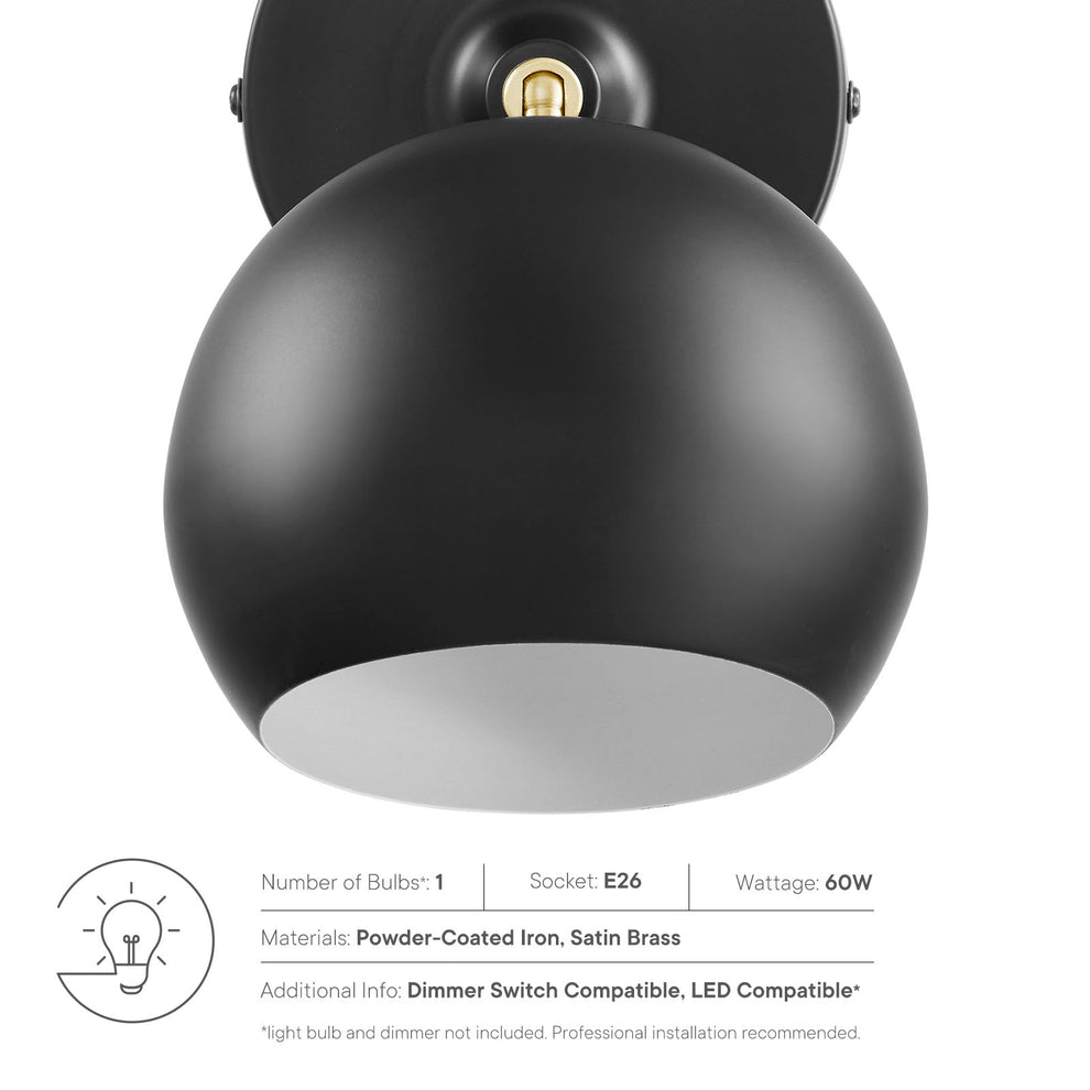 Chalice 4" Swing-Arm Metal Wall Sconce By Modway - EEI-5613 | Ceiling Lamps | Modishstore - 4