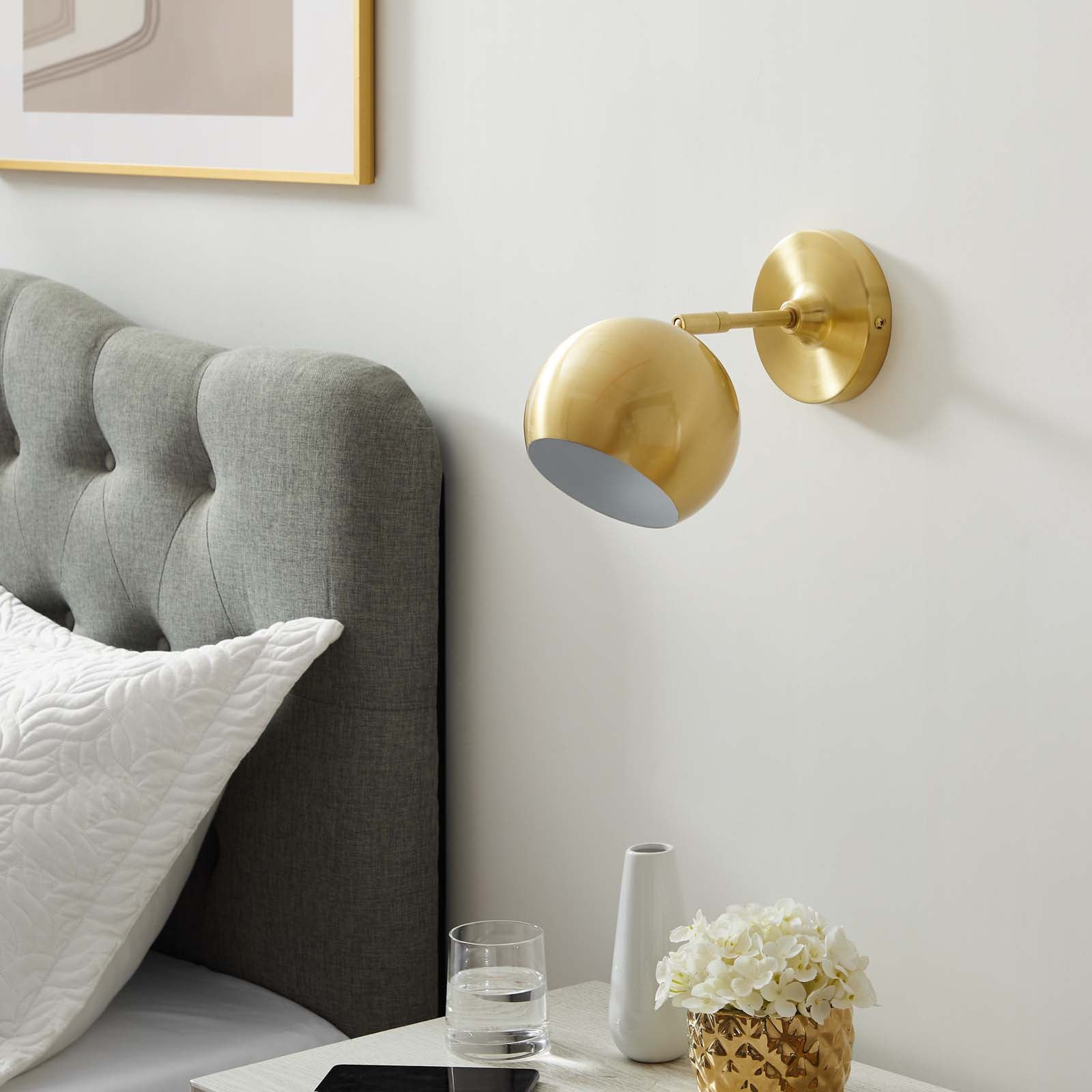 Chalice 4" Swing-Arm Metal Wall Sconce By Modway - EEI-5613 | Ceiling Lamps | Modway - 16