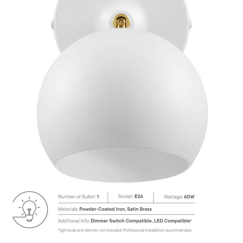 Chalice 4" Swing-Arm Metal Wall Sconce By Modway - EEI-5613 | Ceiling Lamps | Modishstore - 19
