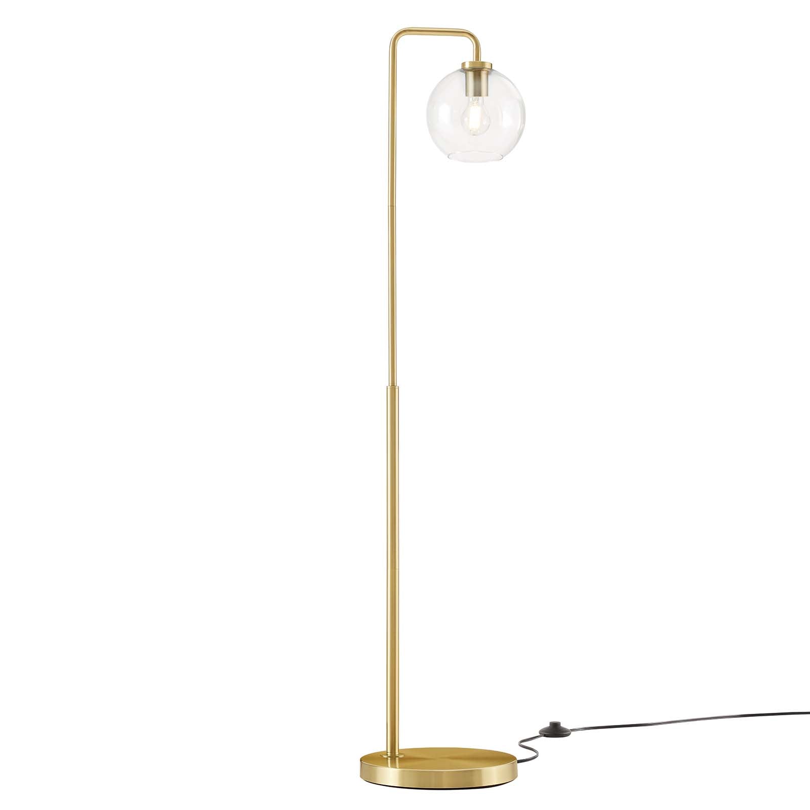 Silo Glass Globe Glass And Metal Floor Lamp By Modway - EEI-5616-BLK | Floor Lamps |  Modishstore - 13