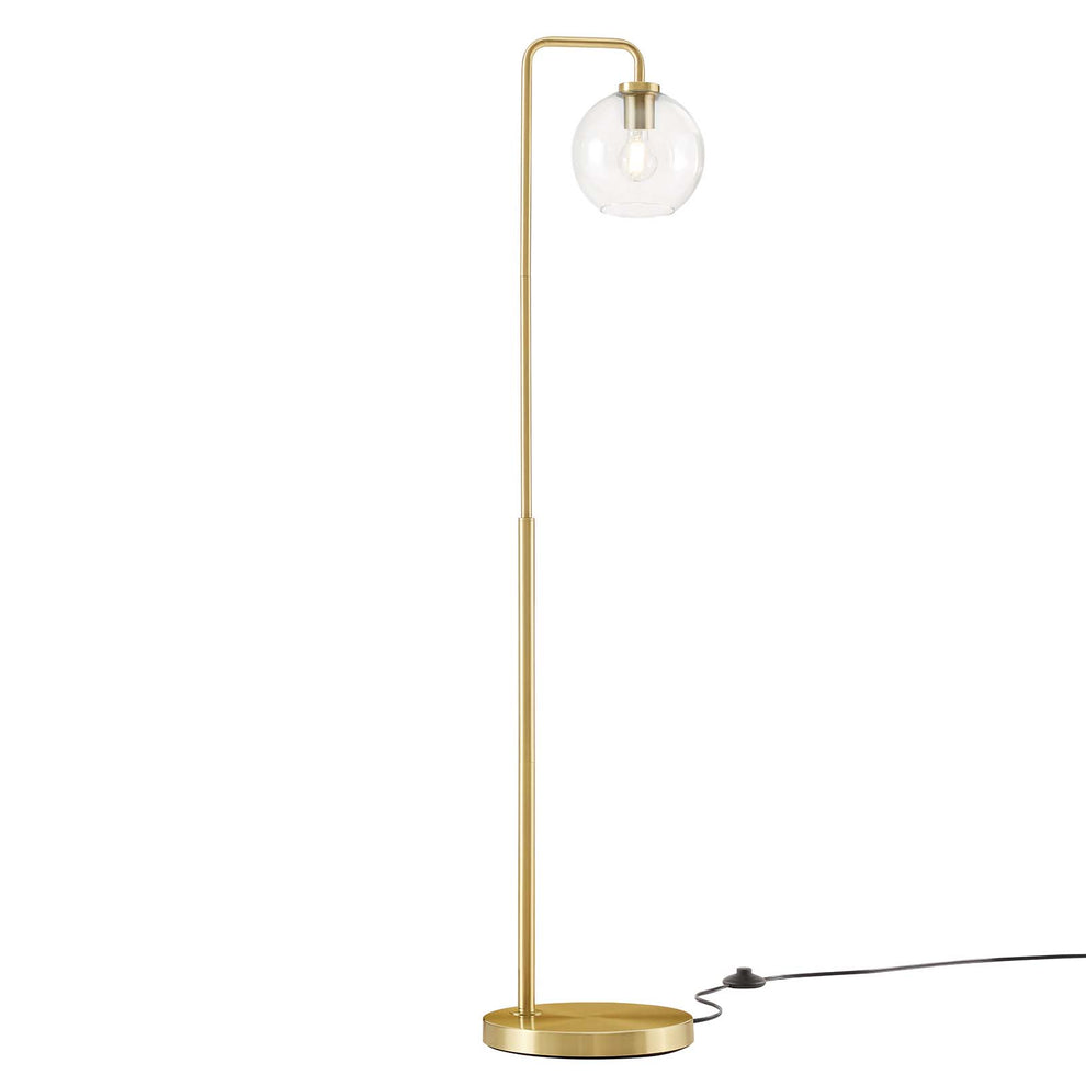 Silo Glass Globe Glass and Metal Floor Lamp By Modway - EEI-5616 | Floor Lamps | Modishstore - 13