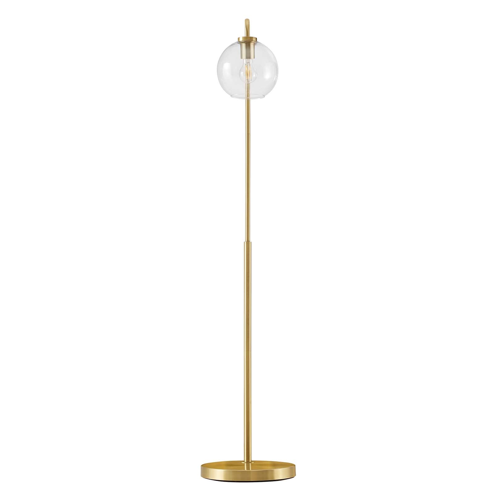 Silo Glass Globe Glass And Metal Floor Lamp By Modway - EEI-5616-BLK | Floor Lamps |  Modishstore - 14