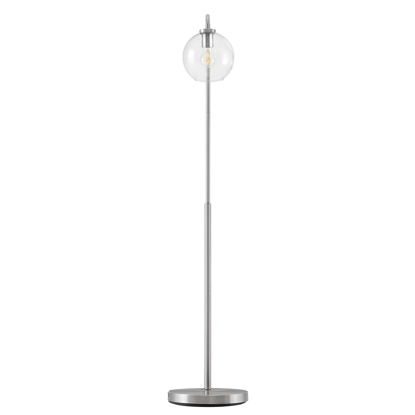 Silo Glass Globe Glass And Metal Floor Lamp By Modway - EEI-5616-BLK | Floor Lamps |  Modishstore - 22