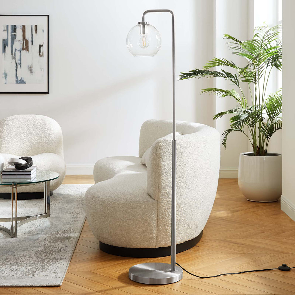 Silo Glass Globe Glass and Metal Floor Lamp By Modway - EEI-5616 | Floor Lamps | Modishstore - 17
