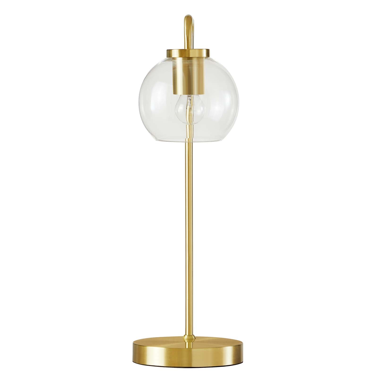 Silo Glass Globe Glass And Metal Table Lamp By Modway - EEI-5617-BLK | Table Lamps |  Modishstore - 14