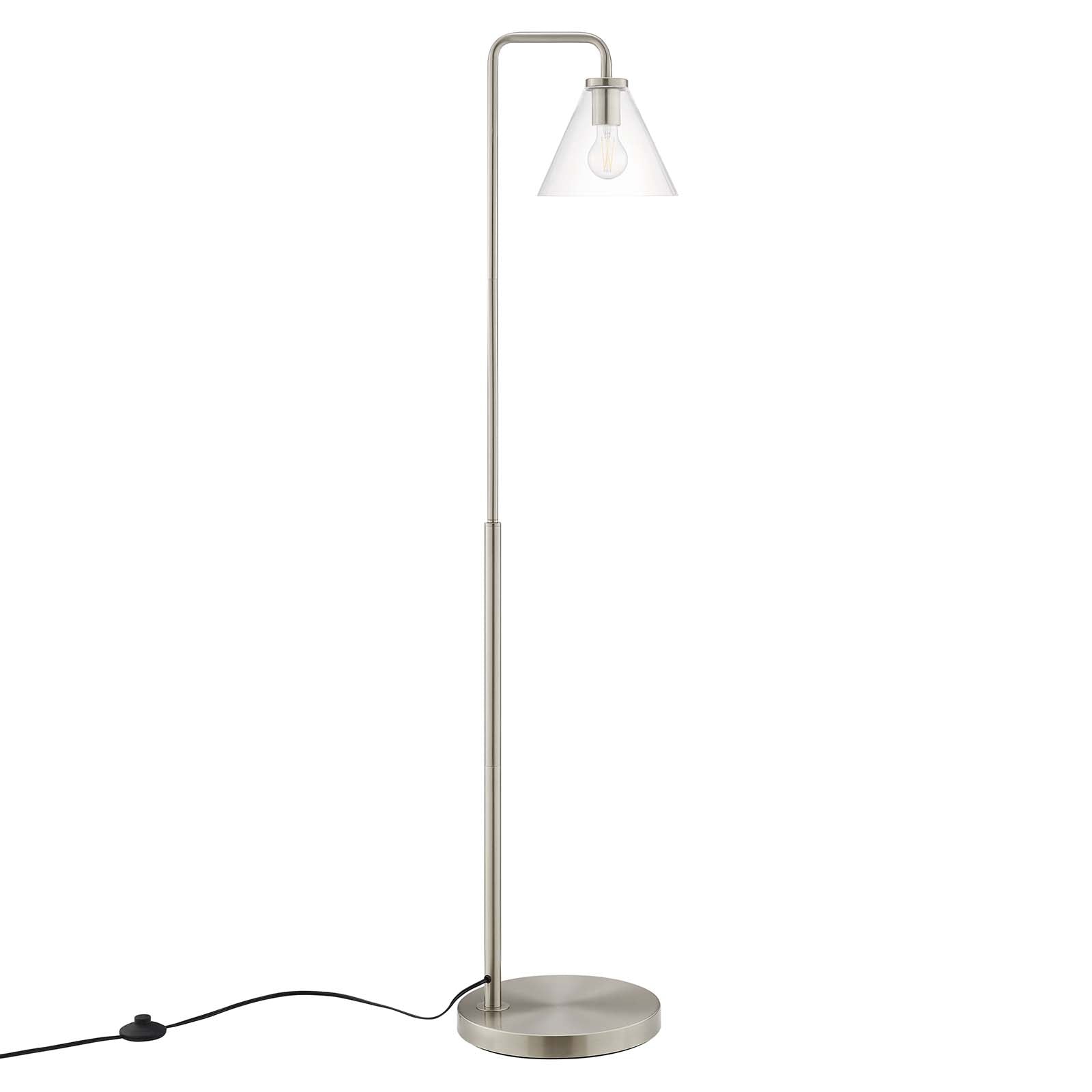 Element Transparent Glass Glass And Metal Floor Lamp By Modway - EEI-5618-BLK | Floor Lamps |  Modishstore - 23