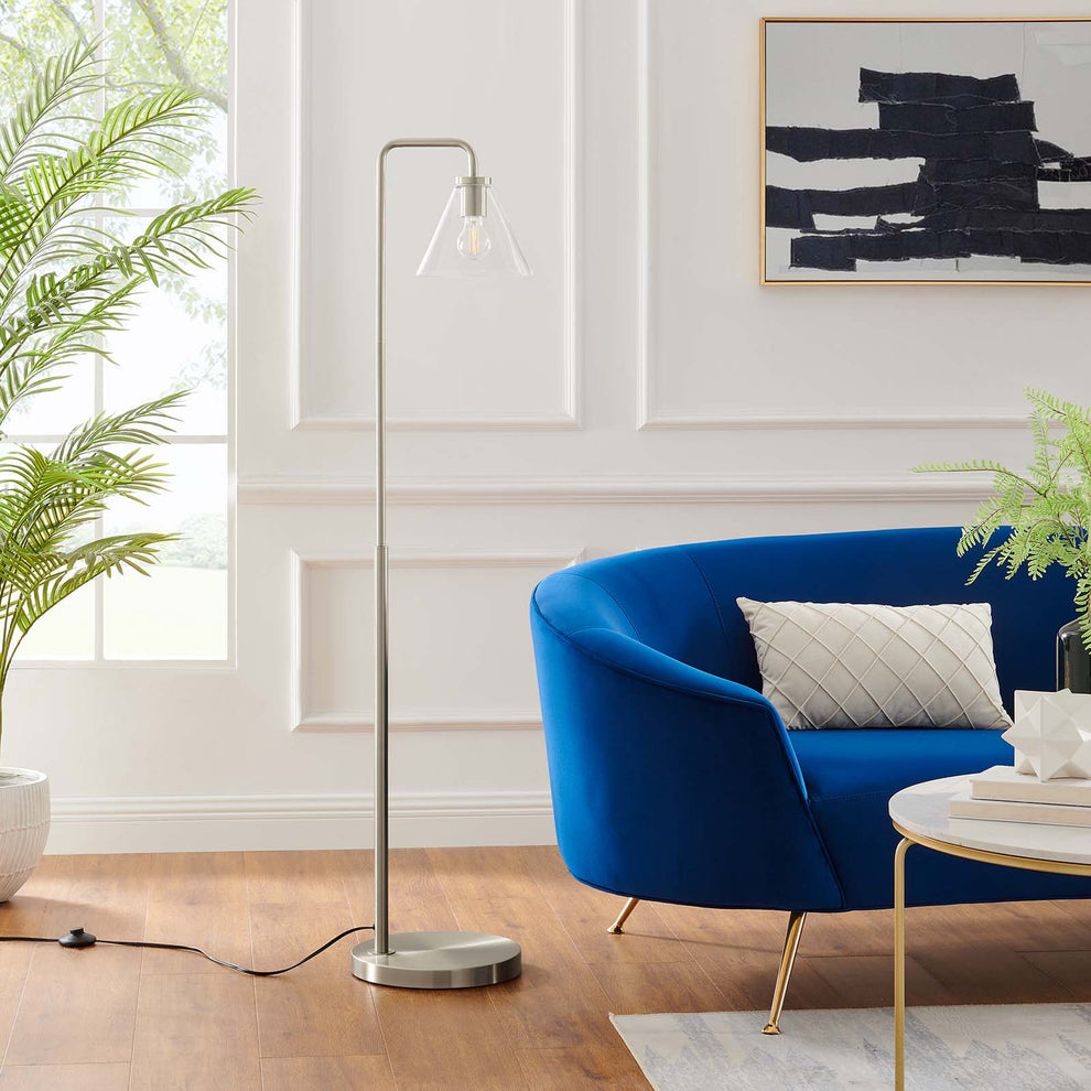 Element Transparent Glass Glass and Metal Floor Lamp By Modway - EEI-5618 | Floor Lamps | Modishstore - 17