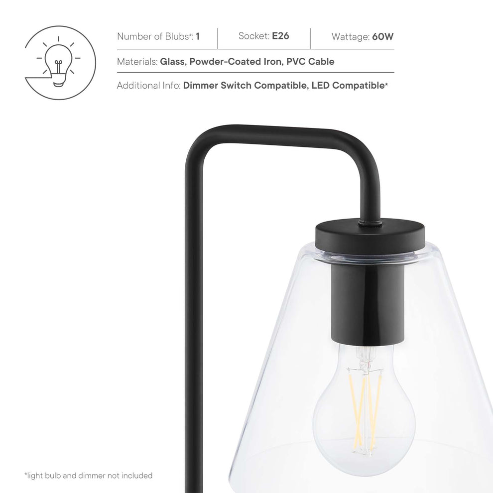 Element Glass Table Lamp By Modway - EEI-5619 | Table Lamps | Modishstore - 4