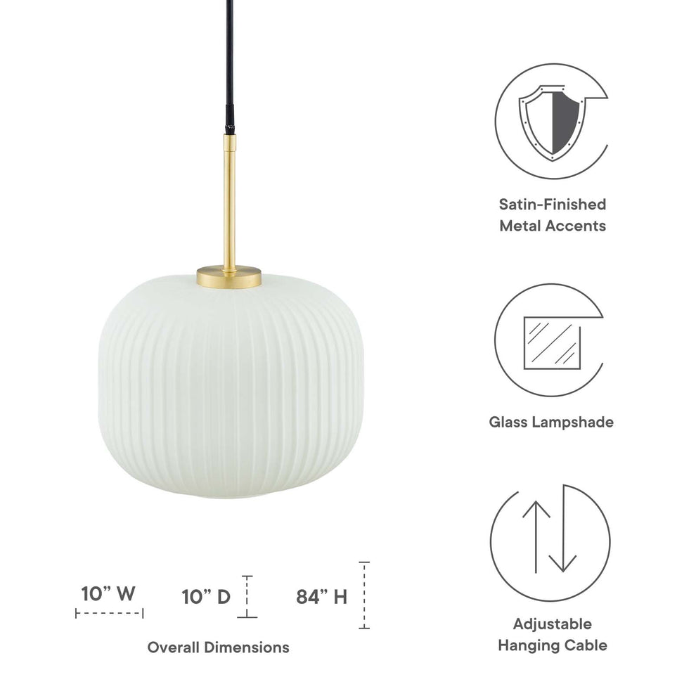 Reprise Glass Pendant Light By Modway - EEI-5620 | Pendant Lamps | Modishstore - 4