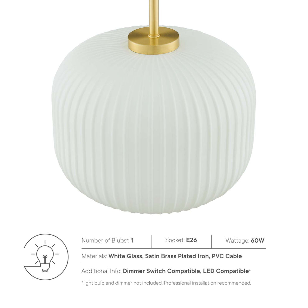 Reprise Glass Pendant Light By Modway - EEI-5620 | Pendant Lamps | Modishstore - 5
