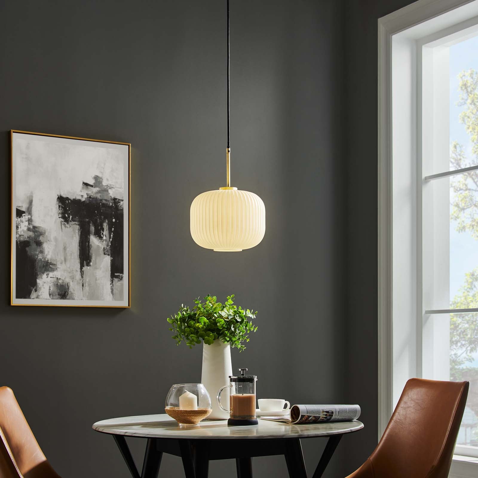 Reprise Glass Pendant Light By Modway - EEI-5620 | Pendant Lamps | Modishstore - 1