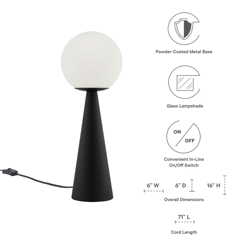 Apex Glass Globe Glass Table Lamp By Modway - EEI-5621 | Table Lamps | Modishstore - 3