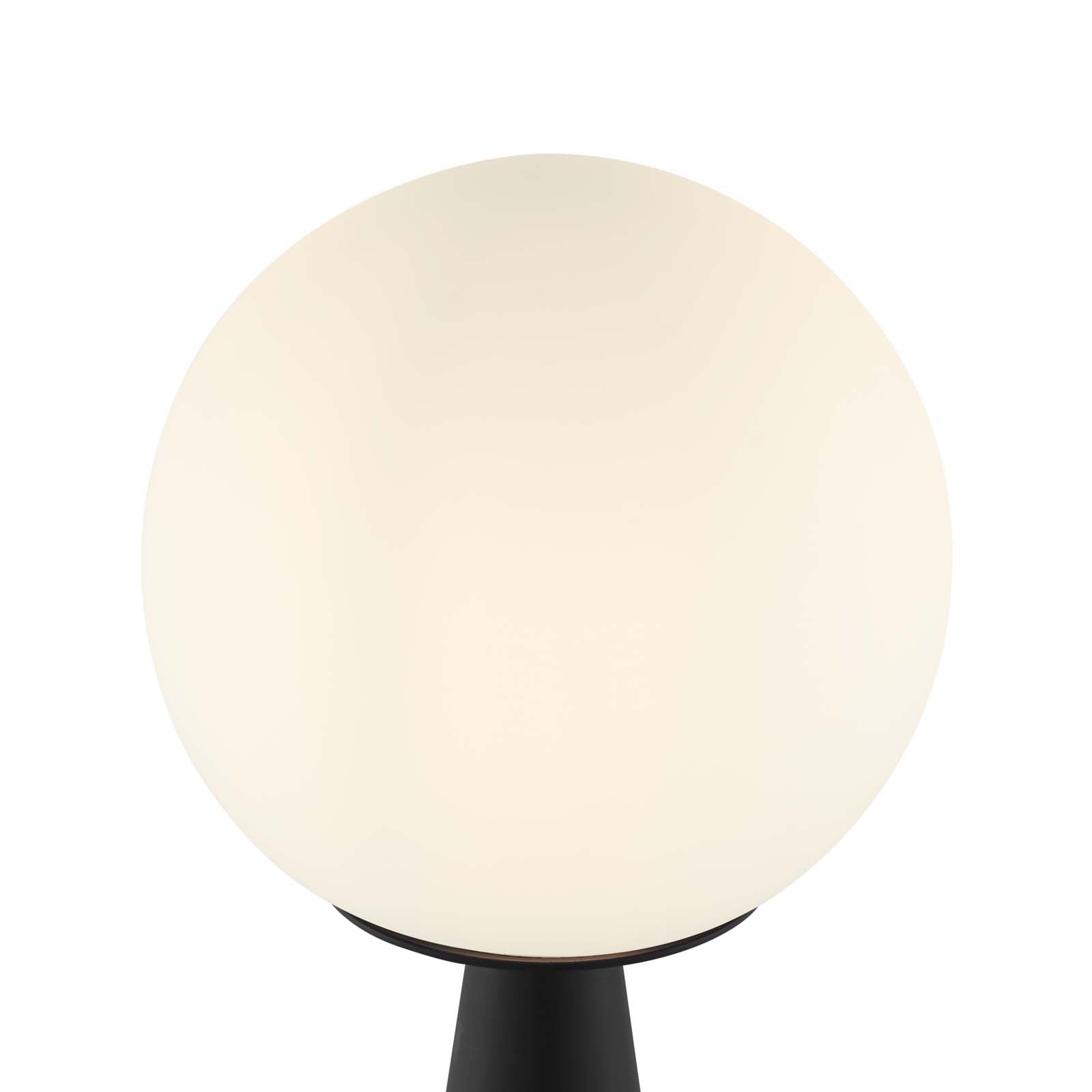Apex Glass Globe Glass Table Lamp By Modway - EEI-5621-WHI-BLK | Table Lamps |  Modishstore - 7