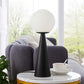 Apex Glass Globe Glass Table Lamp By Modway - EEI-5621-WHI-BLK | Table Lamps |  Modishstore - 4