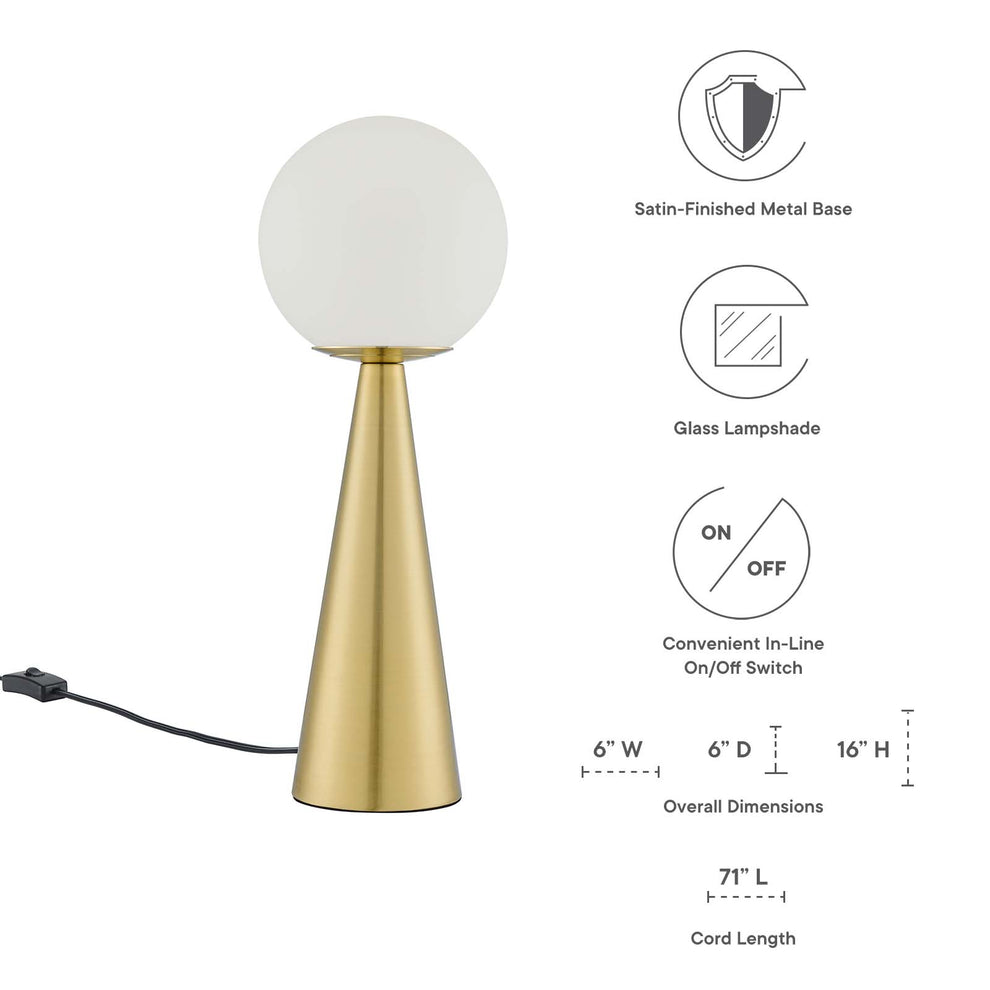 Apex Glass Globe Glass Table Lamp By Modway - EEI-5621 | Table Lamps | Modishstore - 11