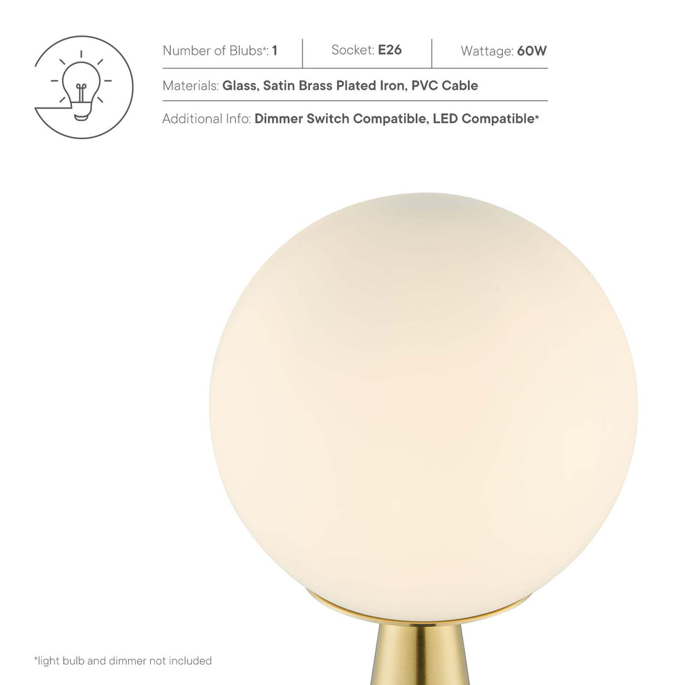 Apex Glass Globe Glass Table Lamp By Modway - EEI-5621 | Table Lamps | Modishstore - 12