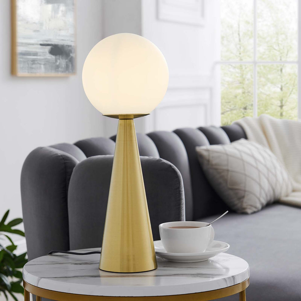 Apex Glass Globe Glass Table Lamp By Modway - EEI-5621 | Table Lamps | Modishstore - 9