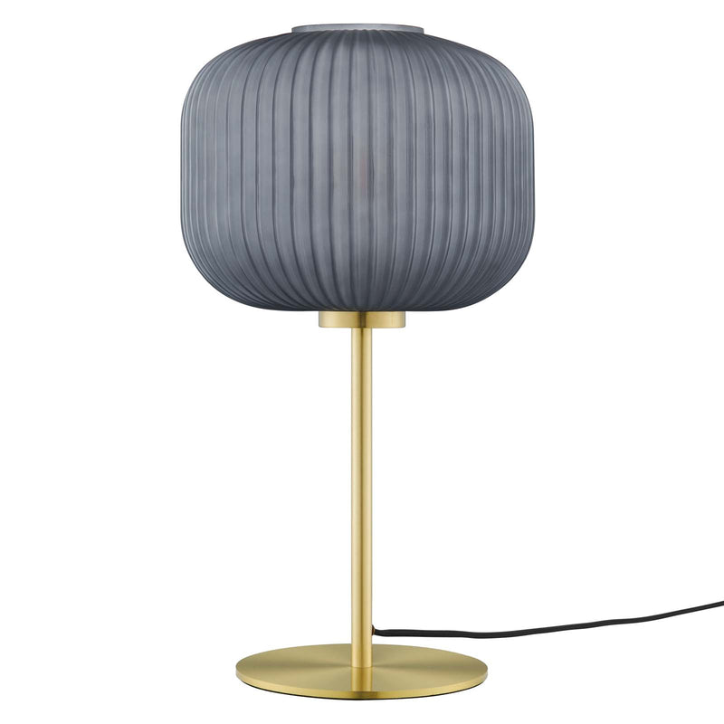 Reprise Glass Sphere Glass And Metal Table Lamp By Modway - EEI-5622-BLK-SBR | Table Lamps |  Modishstore - 2