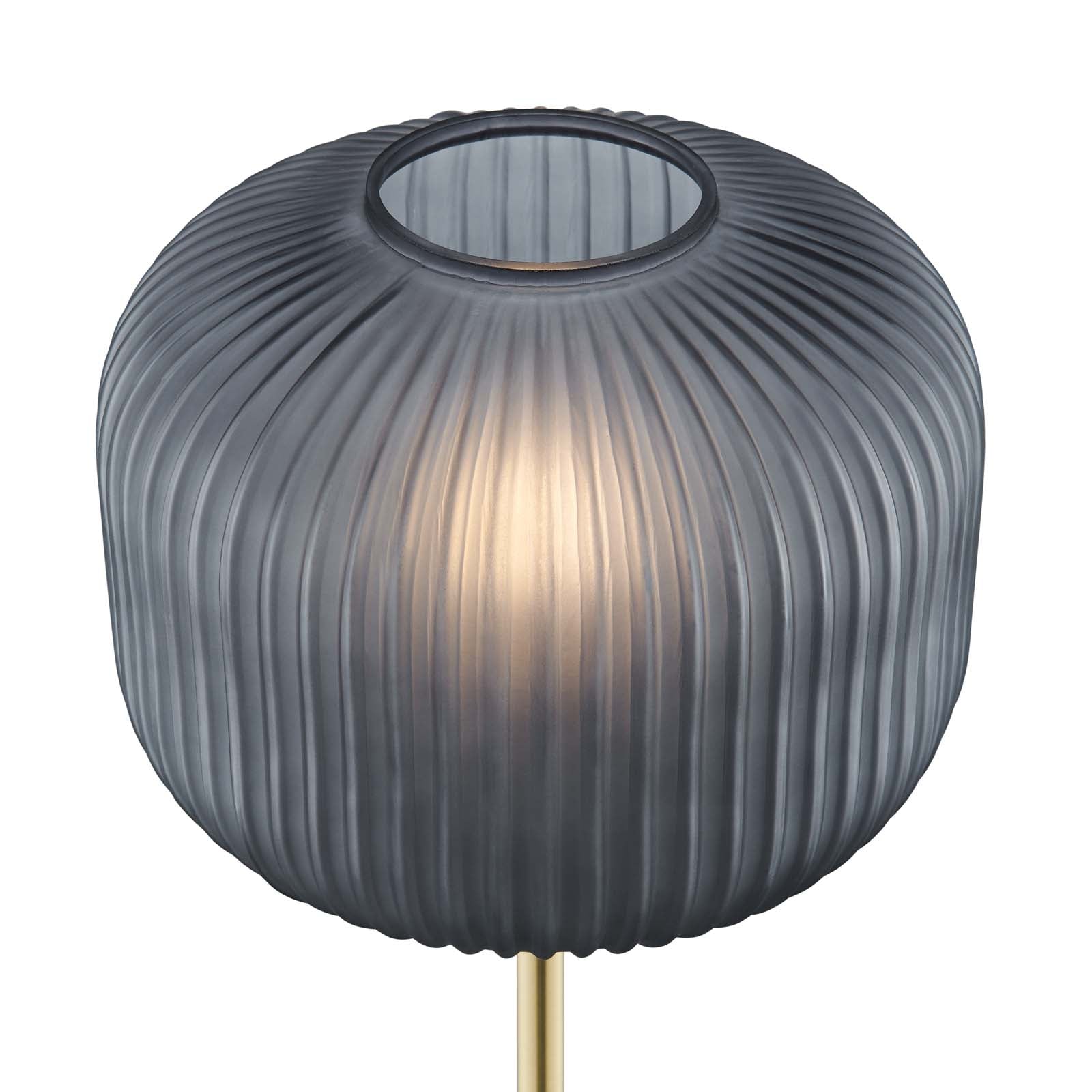 Reprise Glass Sphere Glass And Metal Floor Lamp By Modway - EEI-5623-BLK-SBR | Floor Lamps |  Modishstore - 6