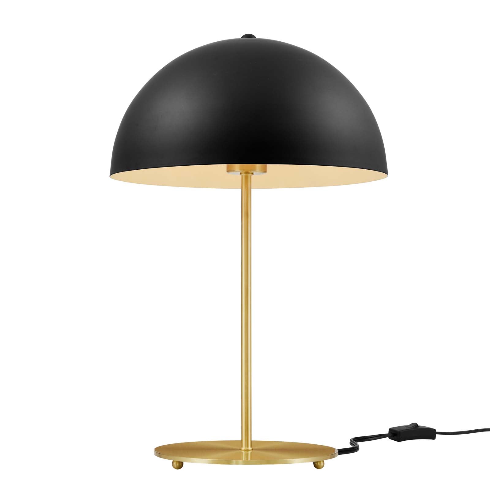 Ideal Metal Table Lamp By Modway - EEI-5629-BLK-SBR | Table Lamps |  Modishstore - 6