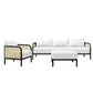Hanalei 3-Piece Outdoor Patio Furniture Set By Modway - EEI-5630 | Outdoor Sofas, Loveseats & Sectionals | Modishstore - 2