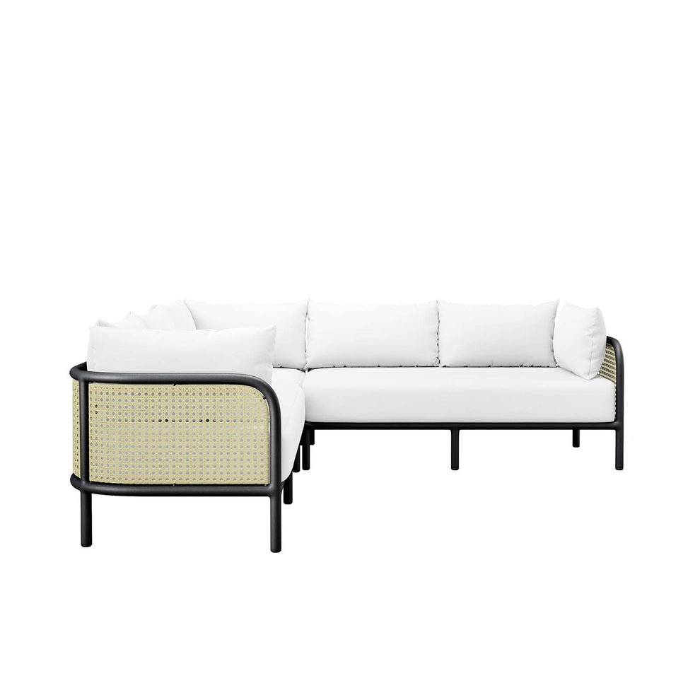 Hanalei Outdoor Patio 3-Piece Sectional By Modway - EEI-5631 | Outdoor Sofas, Loveseats & Sectionals | Modishstore - 2