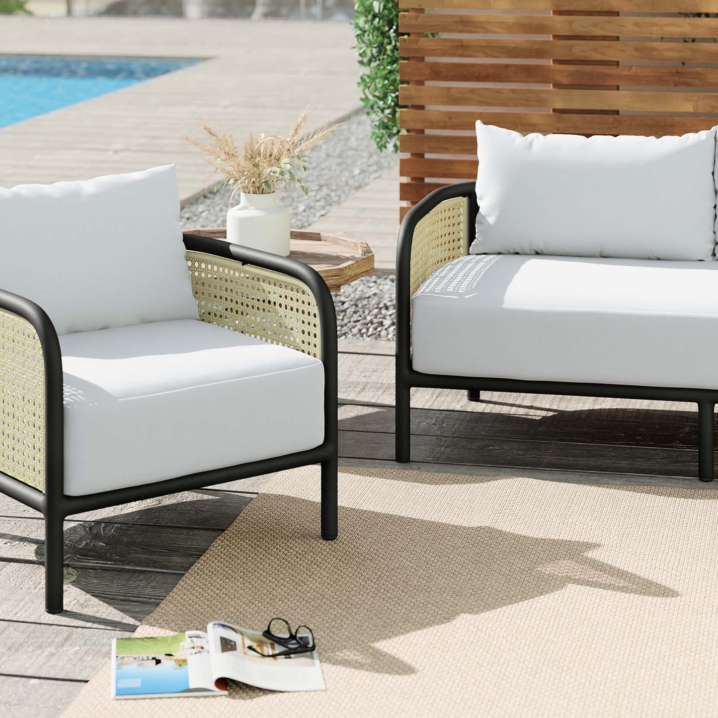 Hanalei 2-Piece Outdoor Patio Furniture Set By Modway - EEI-5632 | Outdoor Sofas, Loveseats & Sectionals | Modishstore - 8
