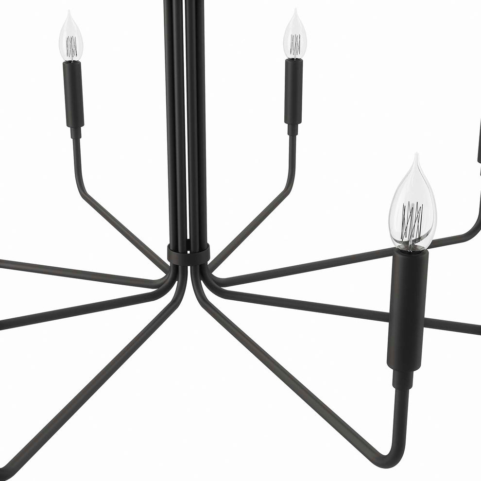 Rekindle 8-Light Chandelier By Modway - EEI-5636 | Chandeliers | Modishstore - 5