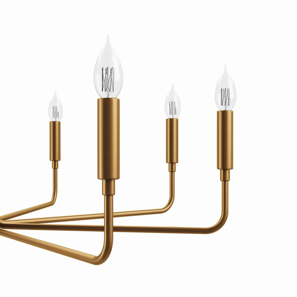 Rekindle 8-Light Chandelier By Modway - EEI-5636 | Chandeliers | Modishstore - 22