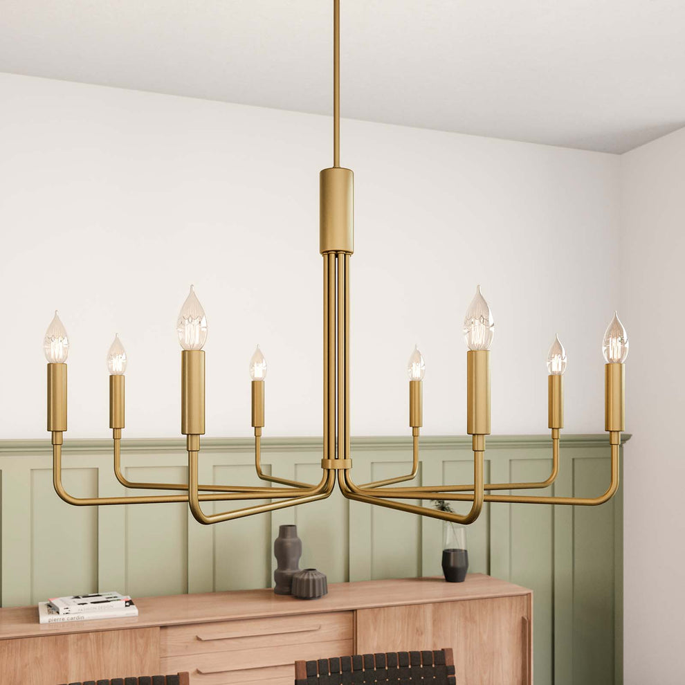 Rekindle 8-Light Chandelier By Modway - EEI-5636 | Chandeliers | Modishstore - 17