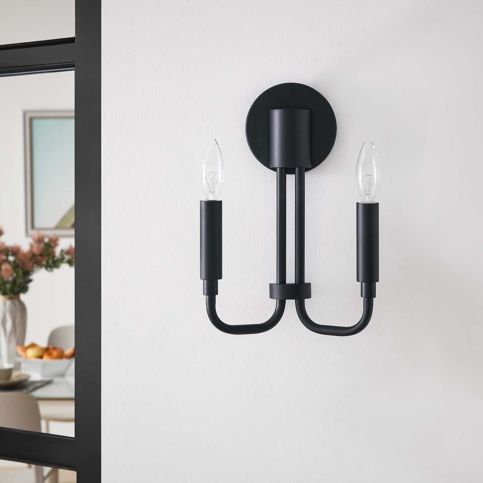 Rekindle 2-Light Wall Sconce By Modway - EEI-5638 | Sconces | Modishstore - 1