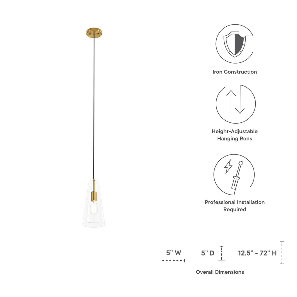 Beacon 1-Light Pendant Light By Modway - EEI-5644 | Pendant Lamps | Modishstore - 16