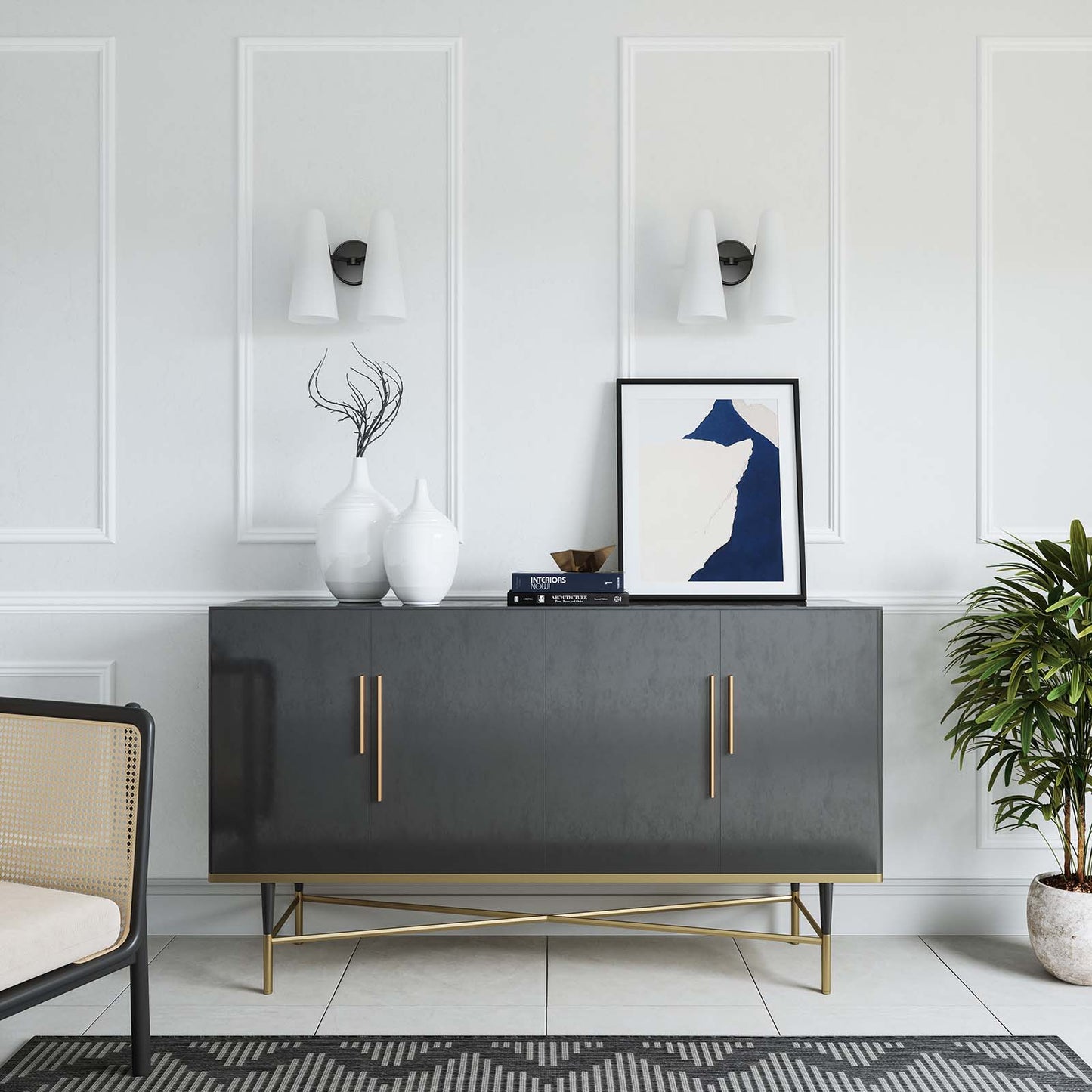 Beacon 2-Light Wall Sconce By Modway - EEI-5646 | Sconces | Modishstore - 24