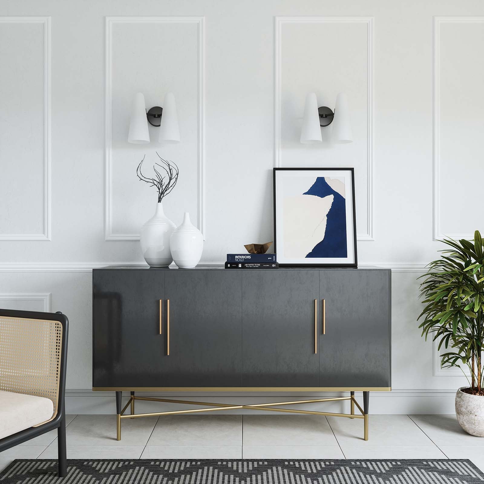 Beacon 2-Light Wall Sconce By Modway - EEI-5646 | Sconces | Modishstore - 24