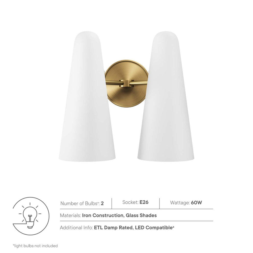 Beacon 2-Light Wall Sconce By Modway - EEI-5646 | Sconces | Modishstore - 30