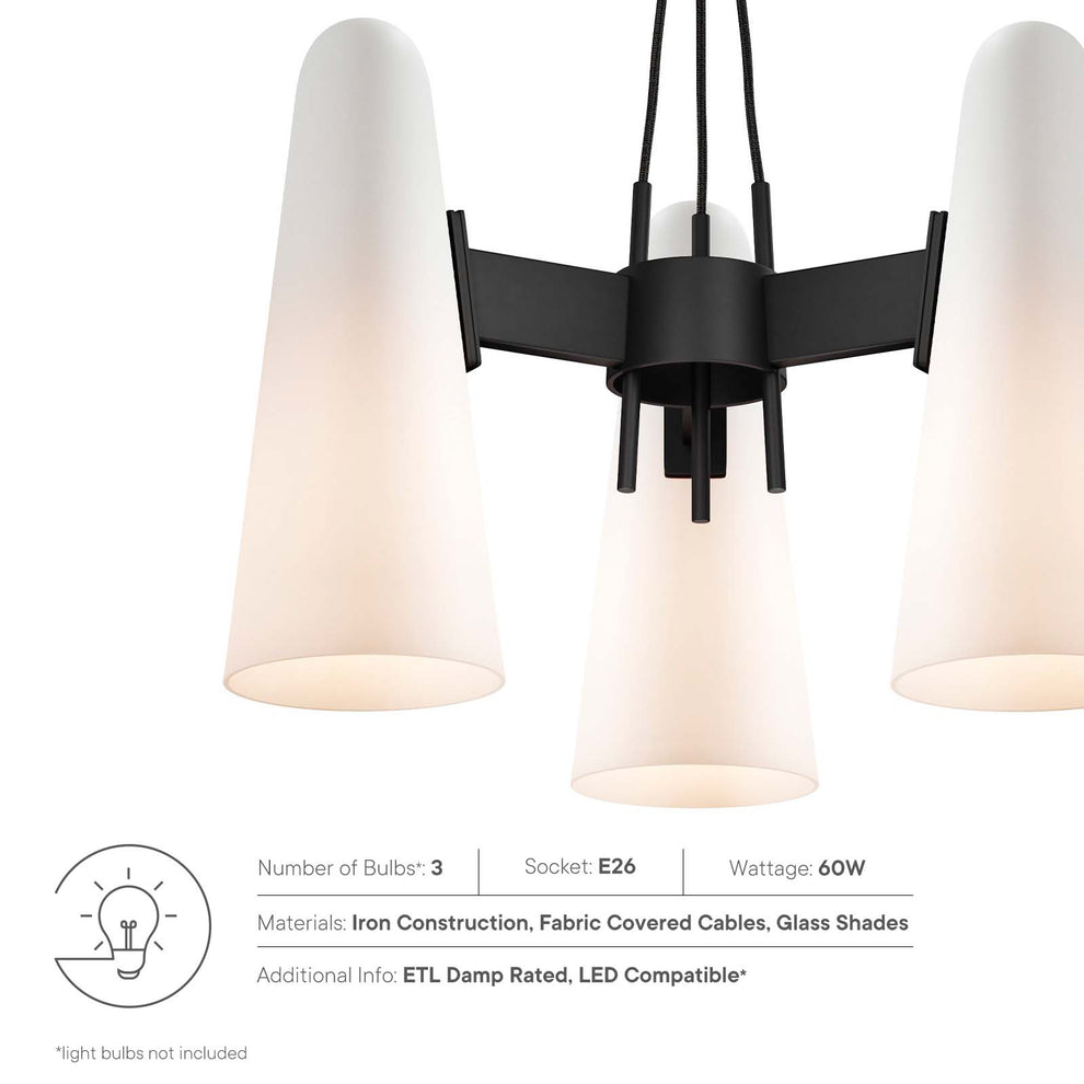 Beacon 3-Light Pendant Light By Modway - EEI-5647 | Pendant Lamps | Modishstore - 23