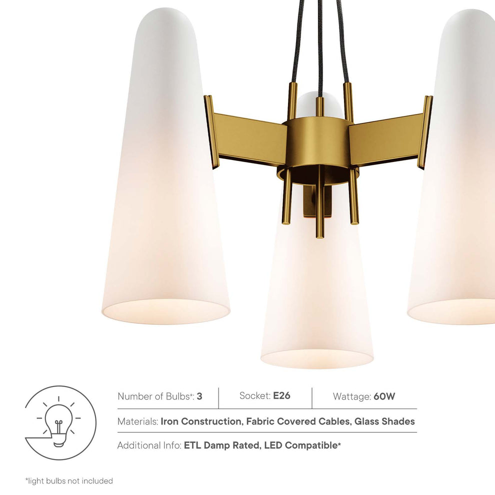 Beacon 3-Light Pendant Light By Modway - EEI-5647 | Pendant Lamps | Modishstore - 31