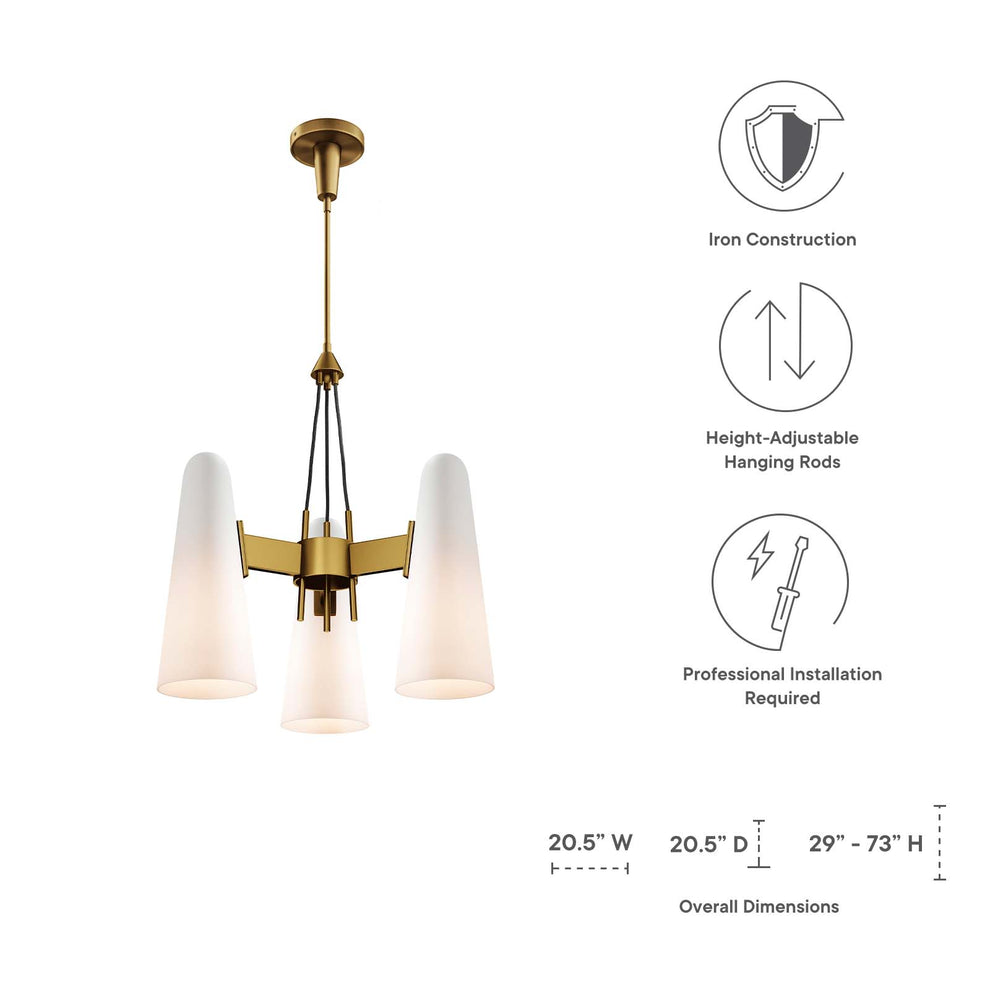 Beacon 3-Light Pendant Light By Modway - EEI-5647 | Pendant Lamps | Modishstore - 32