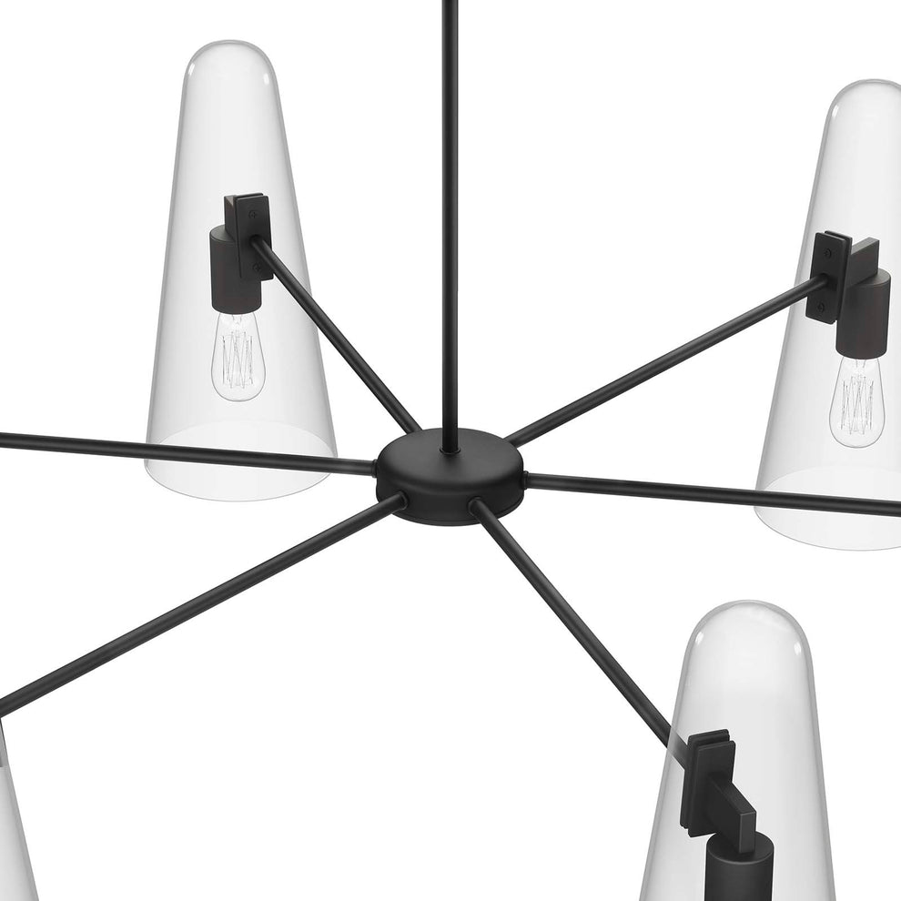 Beacon 6-Light Chandelier By Modway - EEI-5648 | Chandeliers | Modishstore - 5