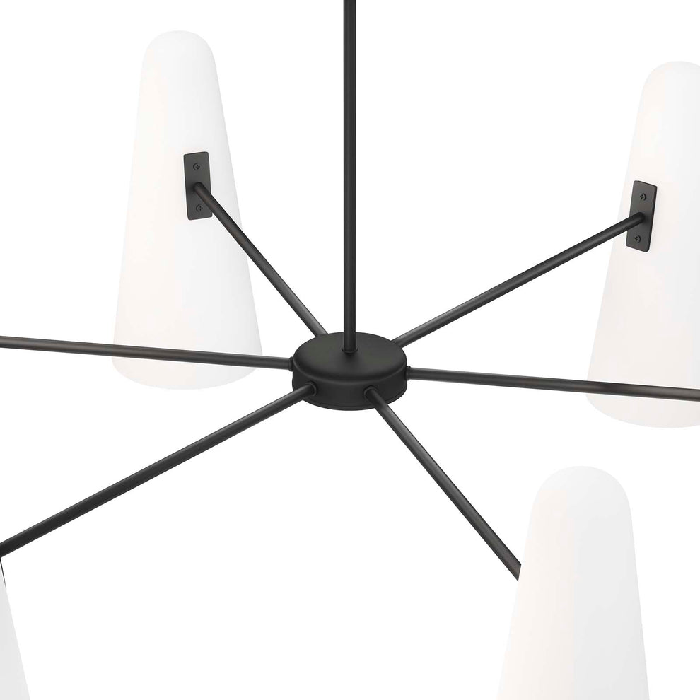 Beacon 6-Light Chandelier By Modway - EEI-5648 | Chandeliers | Modishstore - 21