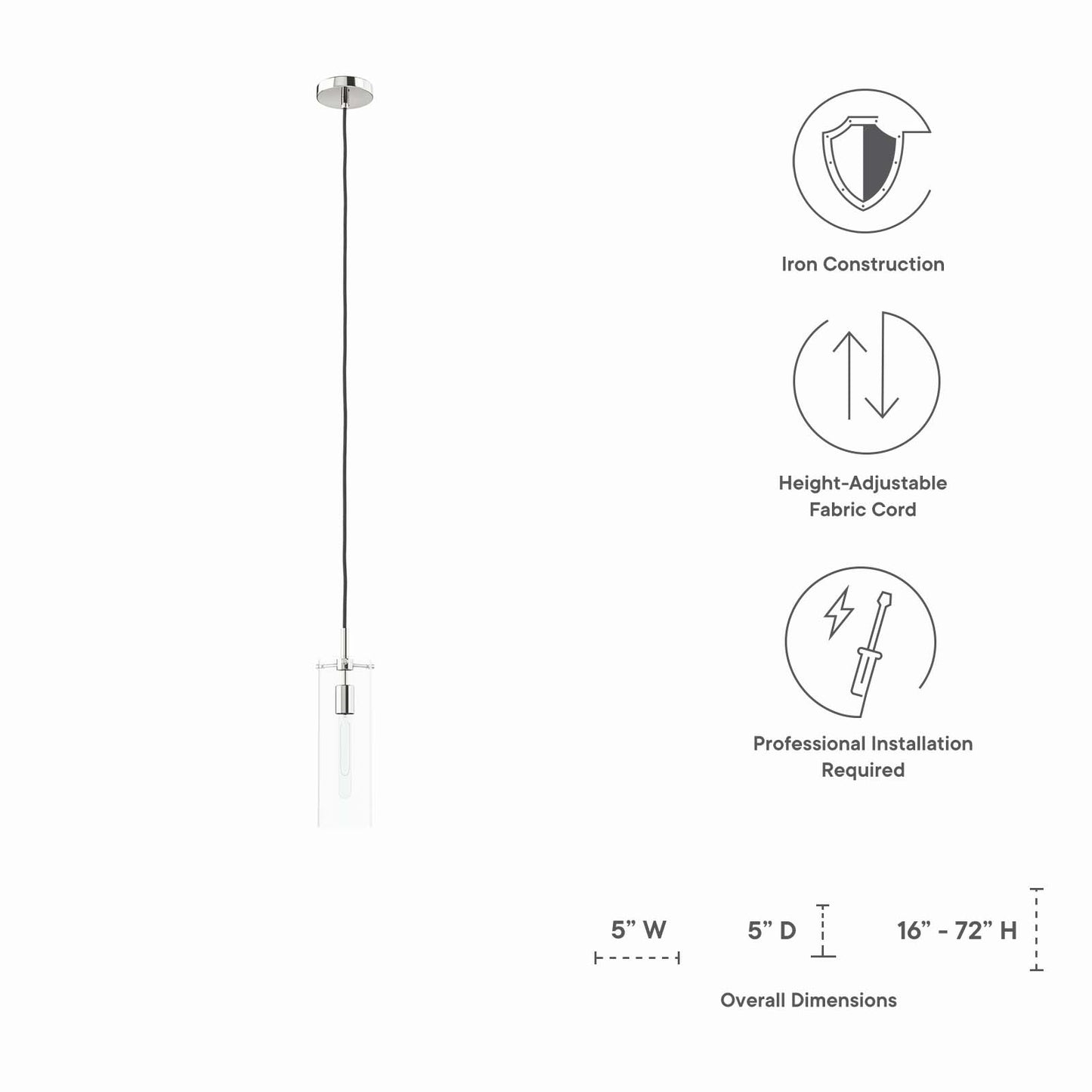 Skylark Pendant Light By Modway - EEI-5652 | Ceiling Lamps | Modishstore - 7