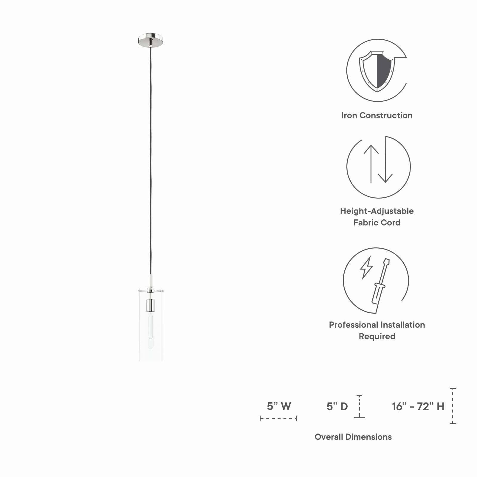 Skylark Pendant Light By Modway - EEI-5652 | Ceiling Lamps | Modishstore - 7