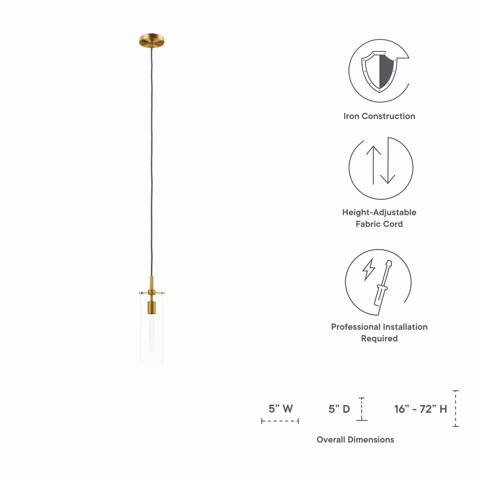 Skylark Pendant Light By Modway - EEI-5652 | Ceiling Lamps | Modishstore - 15