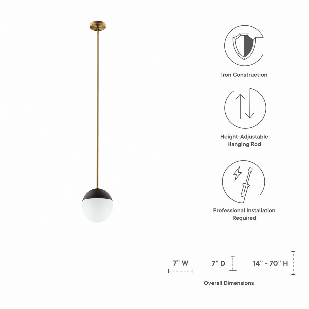 Stellar 1-Light Pendant Light By Modway - EEI-5653 | Pendant Lamps | Modishstore - 15