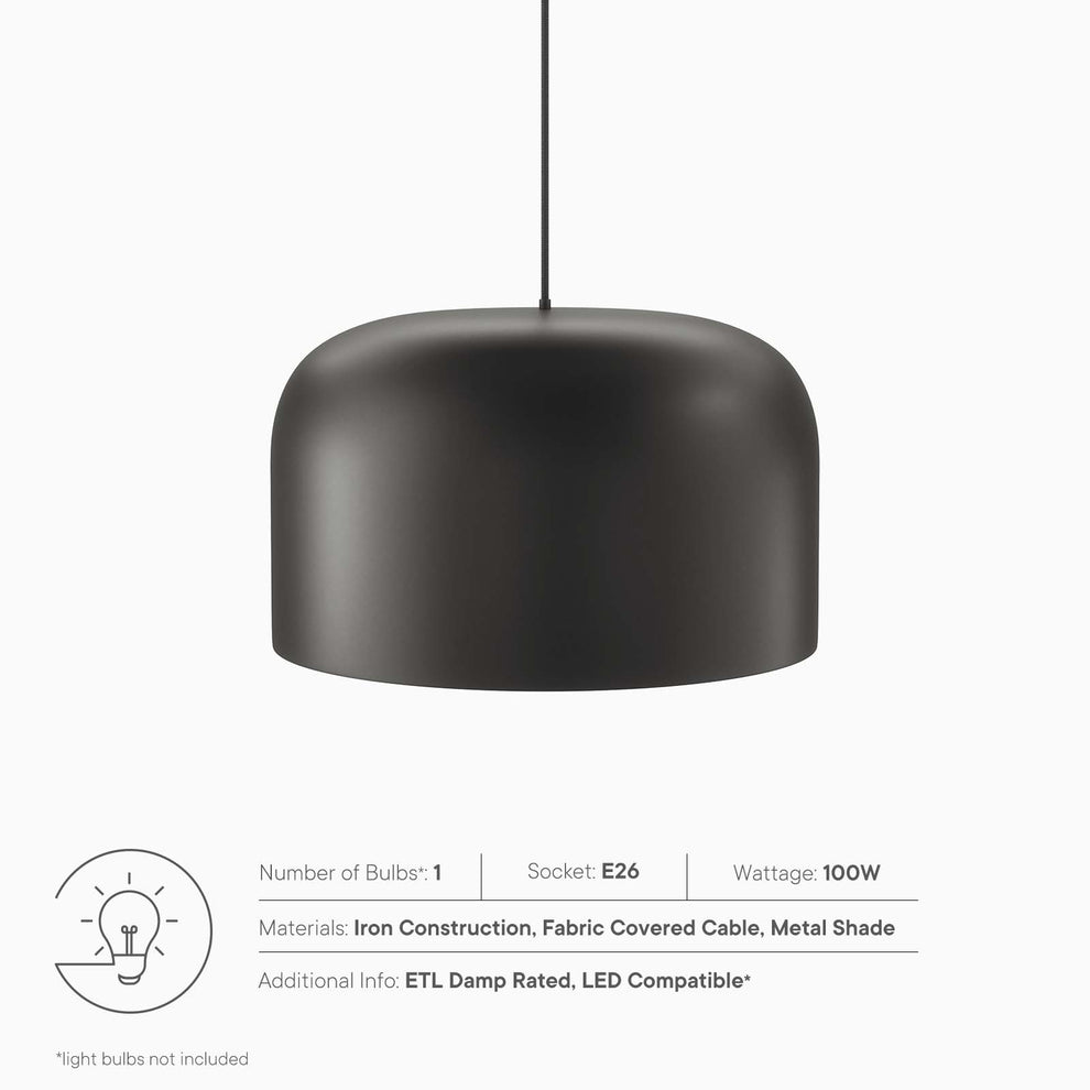 Avenue 1-Light Pendant Light By Modway - EEI-5665 | Pendant Lamps | Modishstore - 7