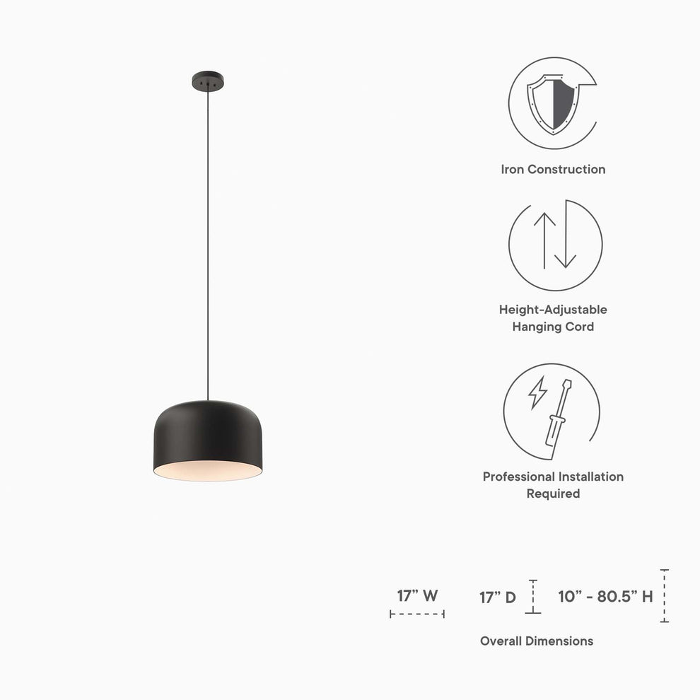 Avenue 1-Light Pendant Light By Modway - EEI-5665 | Pendant Lamps | Modishstore - 8