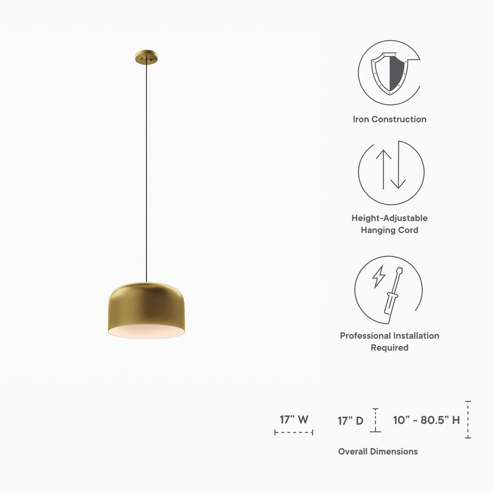 Avenue 1-Light Pendant Light By Modway - EEI-5665 | Pendant Lamps | Modishstore - 15