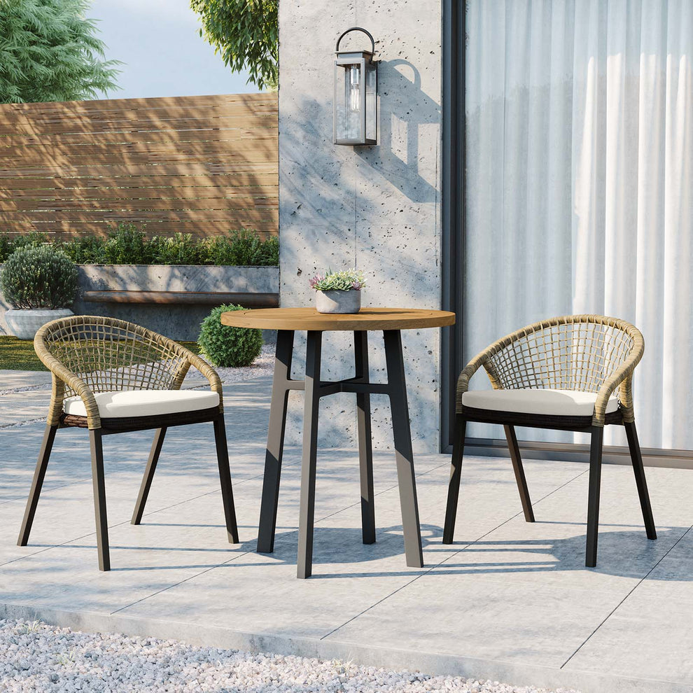 Meadow 3-Piece Outdoor Patio Dining Set By Modway - EEI-5673 | Outdoor Dining Sets | Modishstore - 16