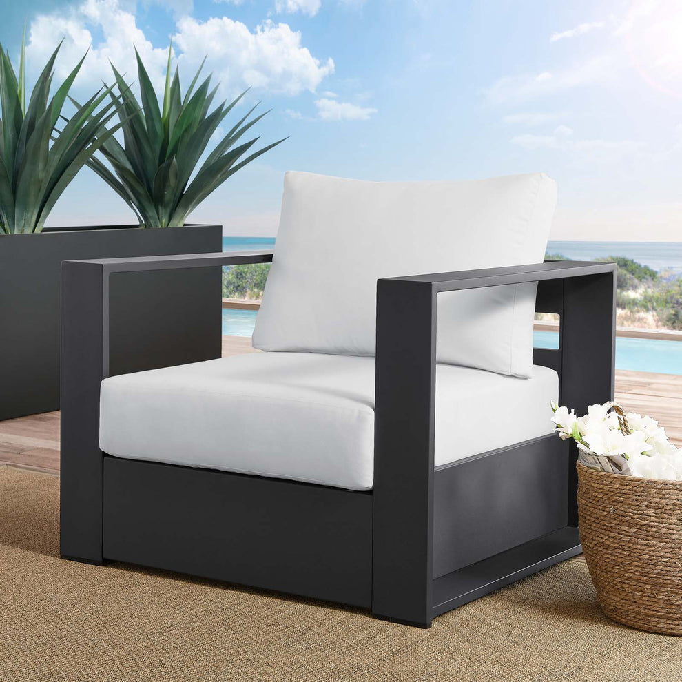 Tahoe Outdoor Patio Powder-Coated Aluminum Armchair By Modway - EEI-5675 | Outdoor Chairs | Modishstore - 24